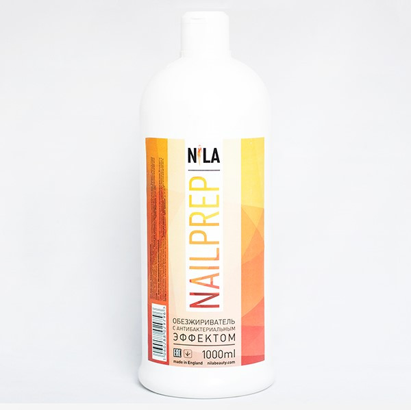 Знежирювачах з антибактеріальним ефектом для нігтів Nila Nail Prep 1000мл., фото 1