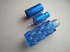 Від 100шт. 20 мл Матильда синій, флакон, пляшка, скляний в комплекті з розпилювачем,спреєм 18/410