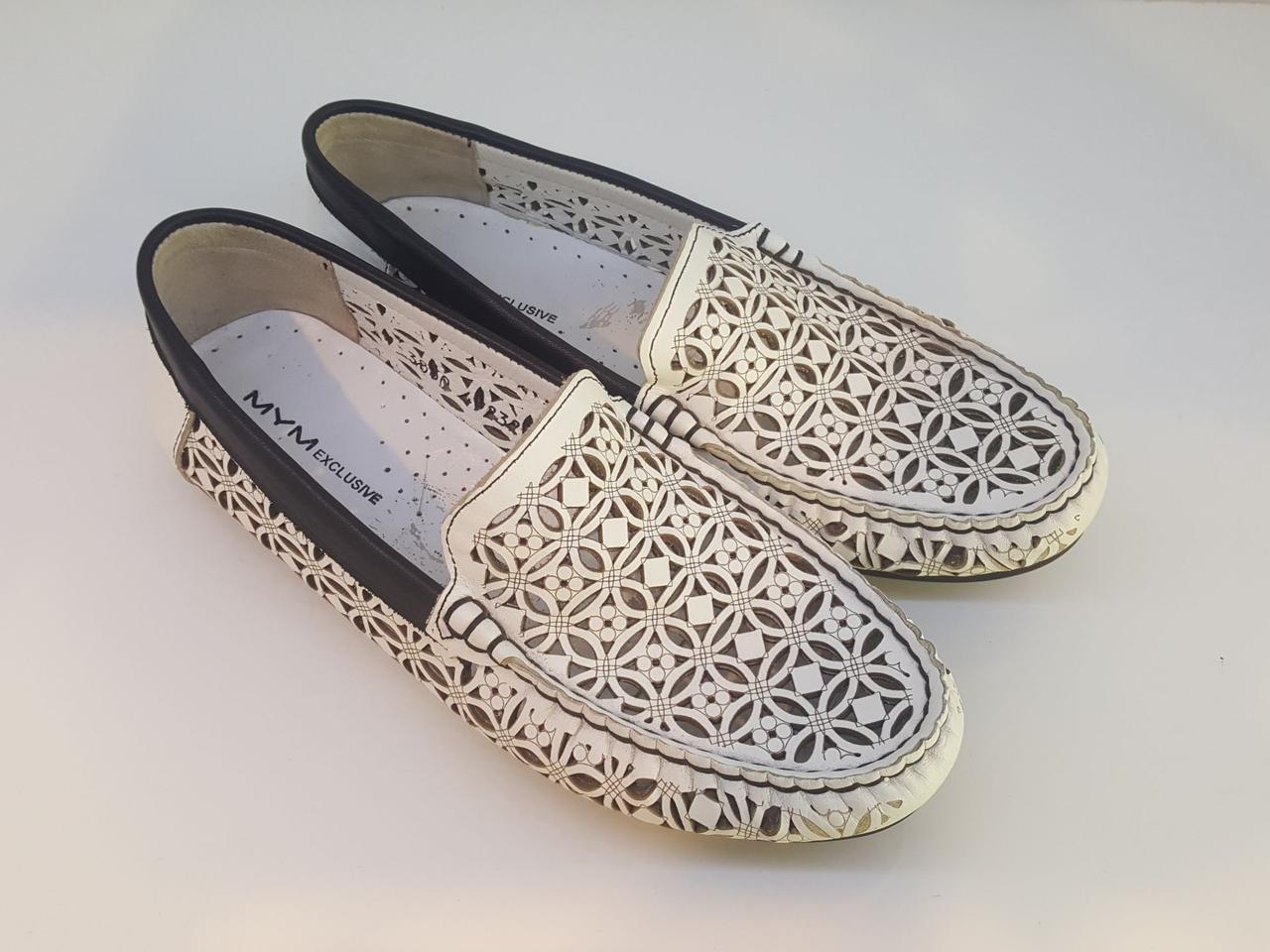 Мокасини Etor 3850-765-1-2 білий