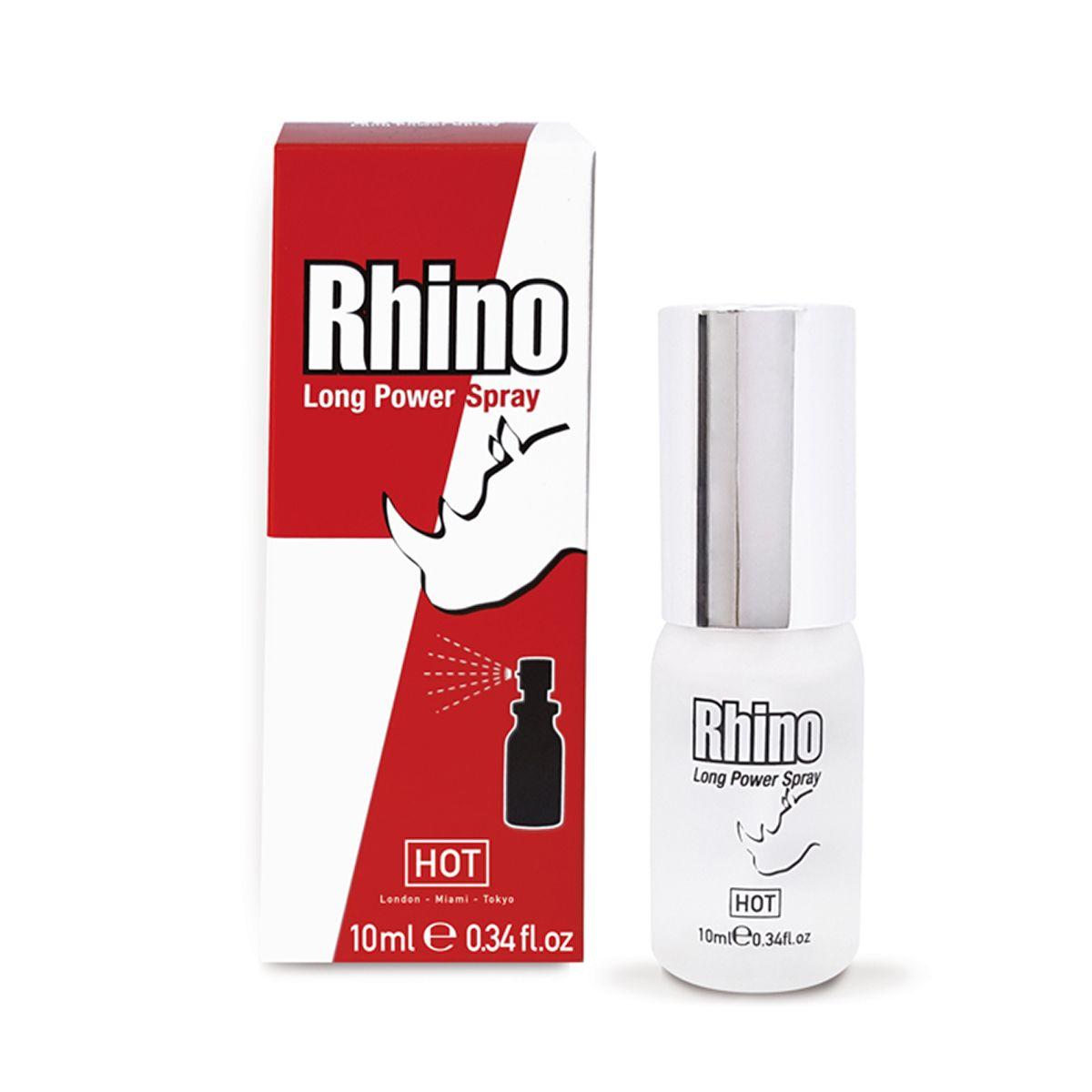 Спрей пролонгатор Rhino Long Power Spray 10 мл (Німеччина, Оригінал) smile