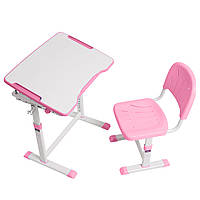 Зростаюча дитяча парта зі стільчиком Cubby Olea Pink