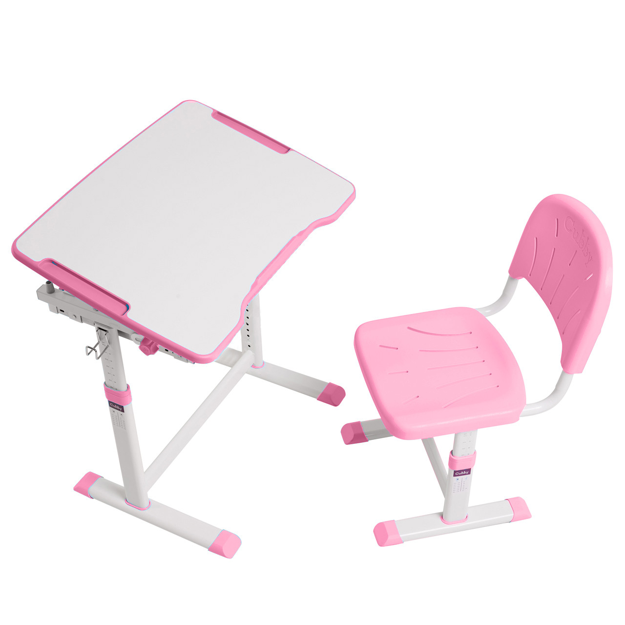 Зростаюча дитяча парта зі стільчиком Cubby Olea Pink