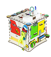 Будиночок розвивальний. Бізіборд K009 з підсвіткою, фото 3