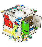 Будиночок розвивальний. Бізіборд K009 з підсвіткою, фото 4