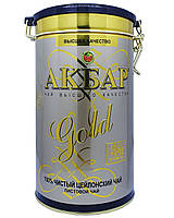 Чай Akbar Gold черный 450 г в металлической банке (54128)