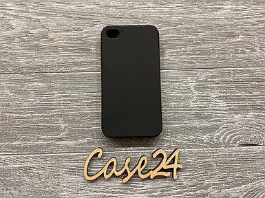 Чохол матовий чорний на Apple iPhone 4 / 4S