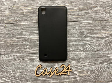 Чохол матовий чорний на LG X Power