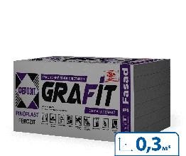 Пінопласт ПСБ-С-35 100мм 1000*500мм Grafit