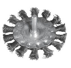 Щітка-крацовка Intertool BT-8075 дискова плет. дріт М6 75мм