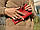 Женский красный кошелек экокожа, фото 4