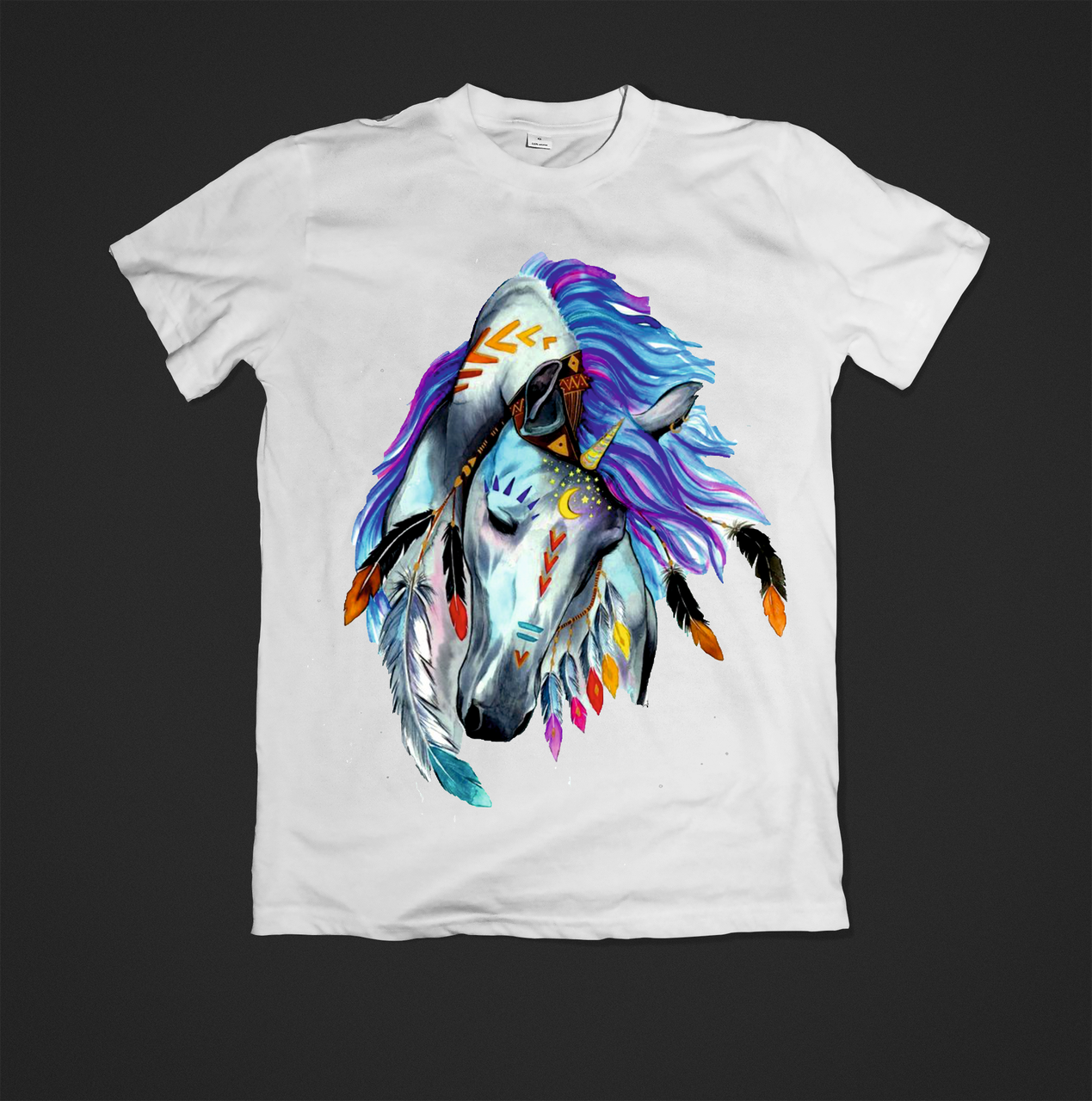 Футболка жіноча з веселим принтом Horse, фото 1