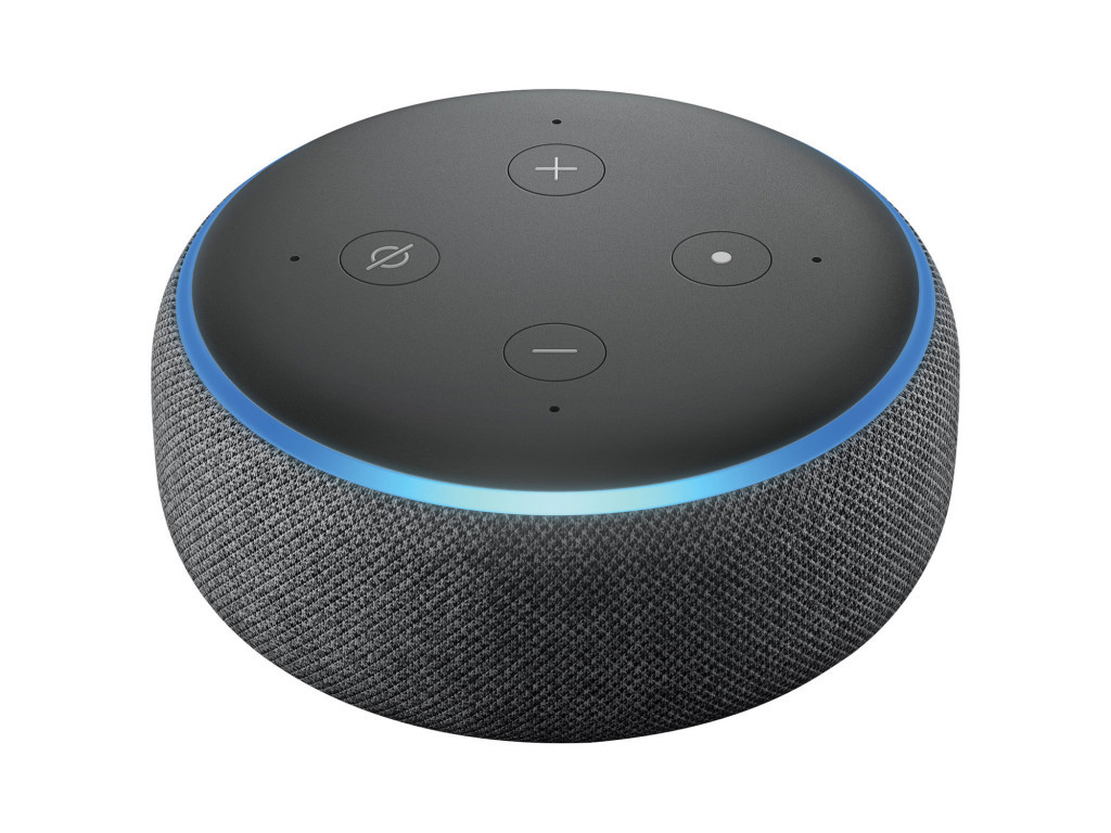 Умная колонка Amazon Echo Dot (3rd Generation), Charcoal (БЕЗ підтримки укр та рос мови)