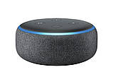 Умная колонка Amazon Echo Dot (3rd Generation), Charcoal (БЕЗ підтримки укр та рос мови), фото 3
