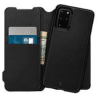 Чехол-книжка Spigen для Samsung S20 Plus, Wallet Brick (ACS00773)