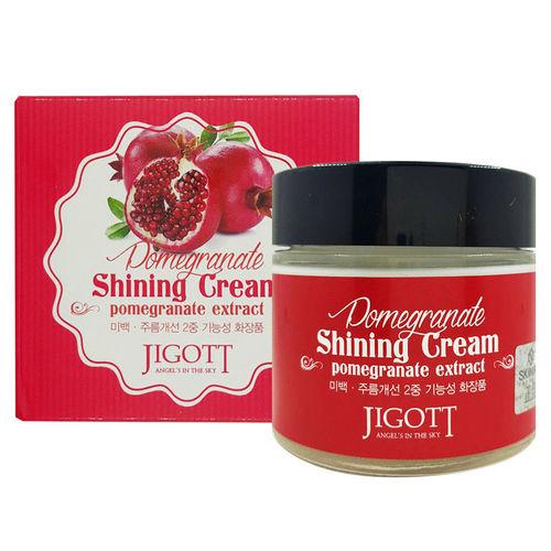 Крем для яскравості шкіри обличчя з екстрактом граната Jigott Pomegranate Shining Cream 70 мл, фото 1