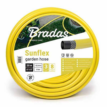 Шланг для полива Sunflex Bradas 1/2" 30 м  WMS1/230, фото 2