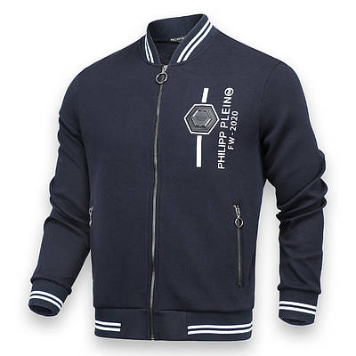 Кофта весна-осінь т синій PHILIPP PLEIN #3 бомбер DBLU M(Р) 20-603-004