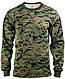Футболка чоловіча довга рукав камуфляж Woodland Digital Camo ROTHCO США розм -S, фото 6