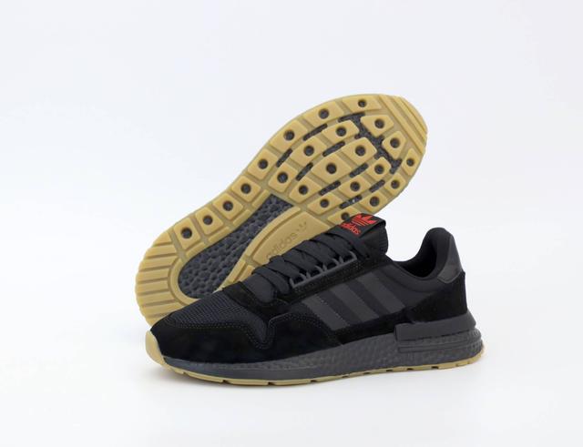 Чоловічі кросівки Adidas ZX-500 RM Commonwealth чорного кольору фото