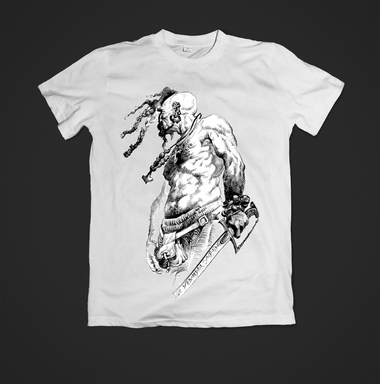 Футболка з принтом Kozak, фото 1