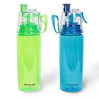 Пляшка спортивна для води пластикова 570 мл Kamille (KM 2301)