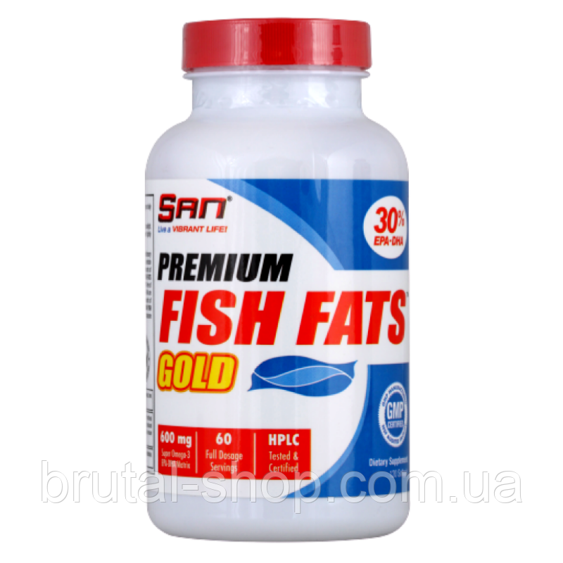 Жирні кислоти San Fish Fats Gold (120softgels)