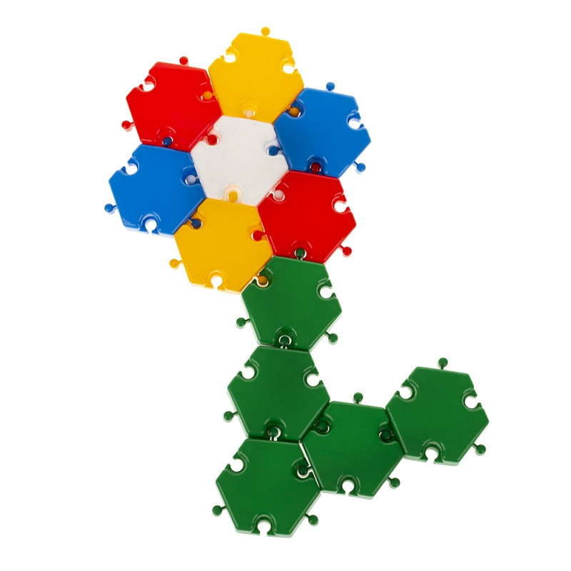 Дитяча мозаїка mebelime-пазл №3 1-144, 40 деталей Ø60мм, фото 1