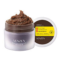 Скраб для лица и тела с коричневым сахаром VENZEN Brown Sugar Exfolianting Scrub (100 мл)