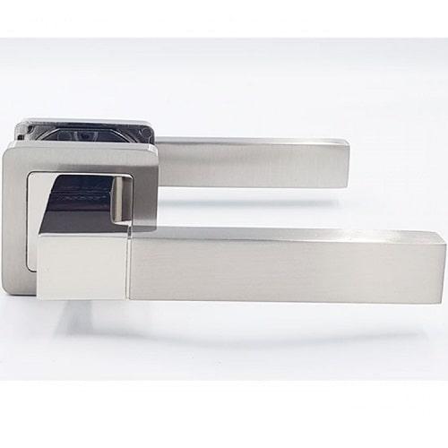 Ручка на квадратній розеті  TRION CICERO AL-AL BSN/NP, фото 1