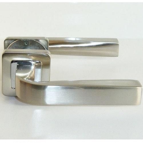 Ручка на квадратній розеті  TRION CUADRO AL-AL, SN/CP, фото 1