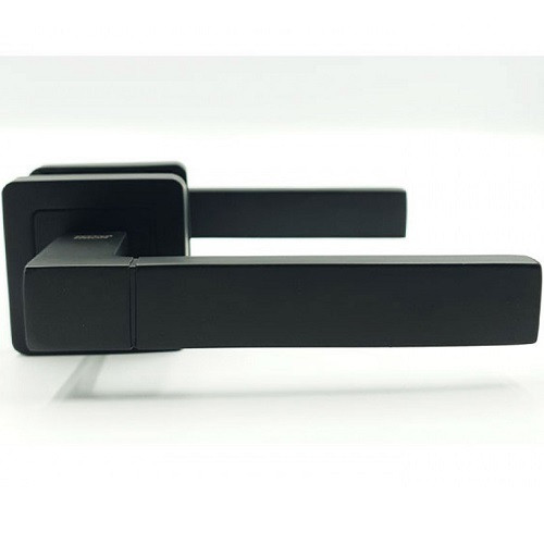 Ручка на квадратній розеті  TRION ANCHE AL-AL MB (black), фото 1