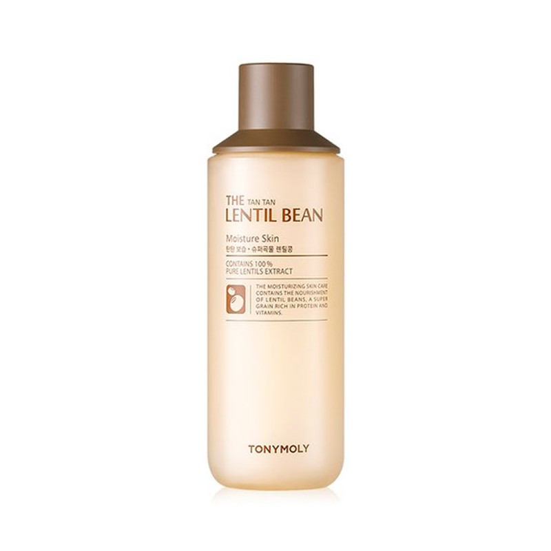 Зволожуючий тонер для обличчя з екстрактом сочевиці Tony Moly The Tan Tan Lentil Bean Moisture Skin 180 мл, фото 1
