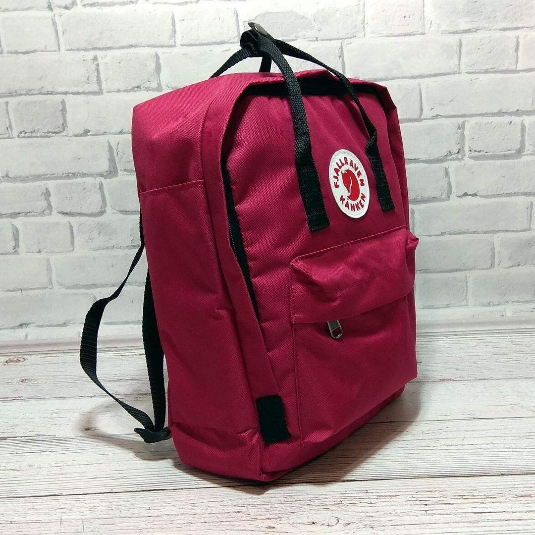 Рюкзак Fjallraven Kanken classic | Бордовий + ПОДАРУНОК!