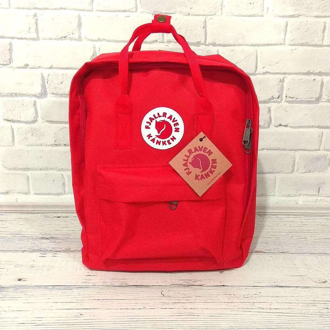 Рюкзак Fjallraven Kanken classic | Червоний + ПОДАРУНОК!