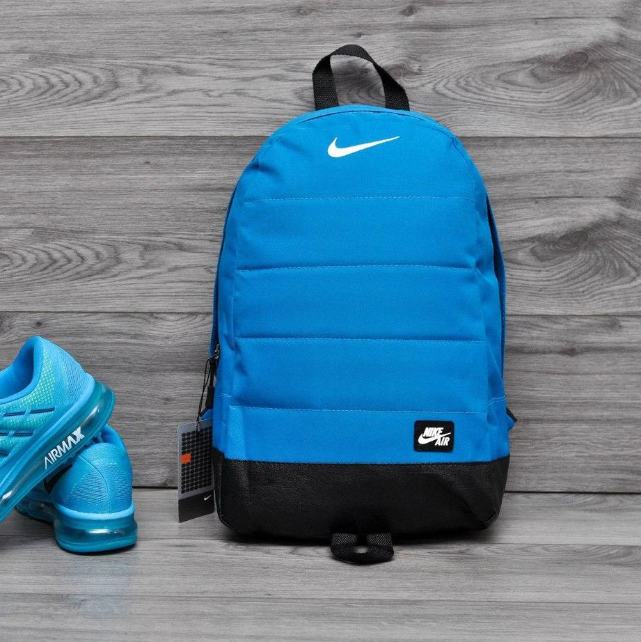 Хітова забарвлення. Рюкзак NIKE /Найк портфель блакитний