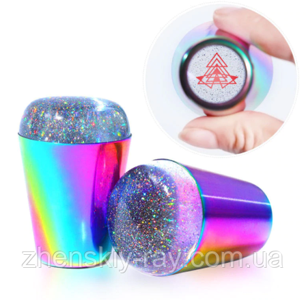 Силіконовий штамп для стемпінгу "Райдуга", фото 1