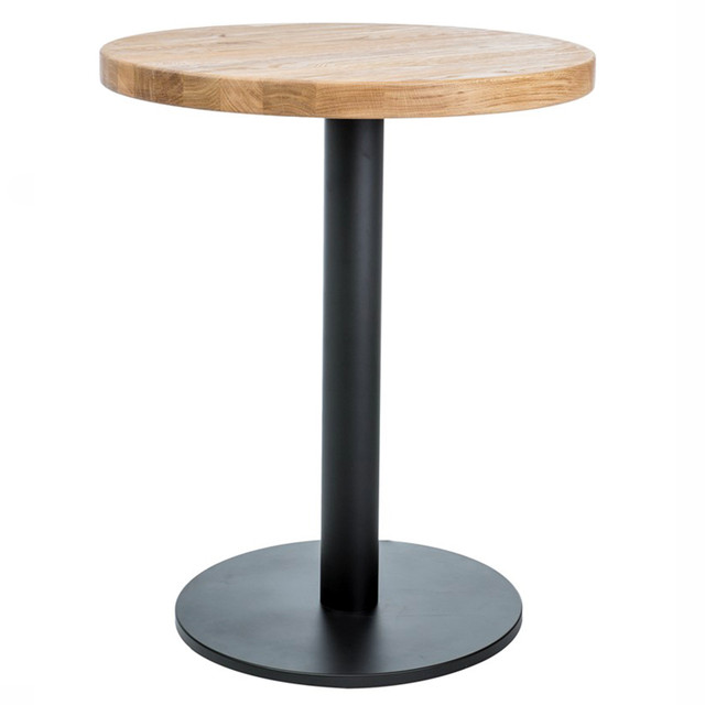 маленький круглий кухонний стіл Signal Puro II 80 см в стилі лофт маленький круглий кухонний стіл Signal Puro II 80 см в стилі лофт