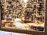 Картина пейзаж з бурштину "Сосновий ліс", фото 4