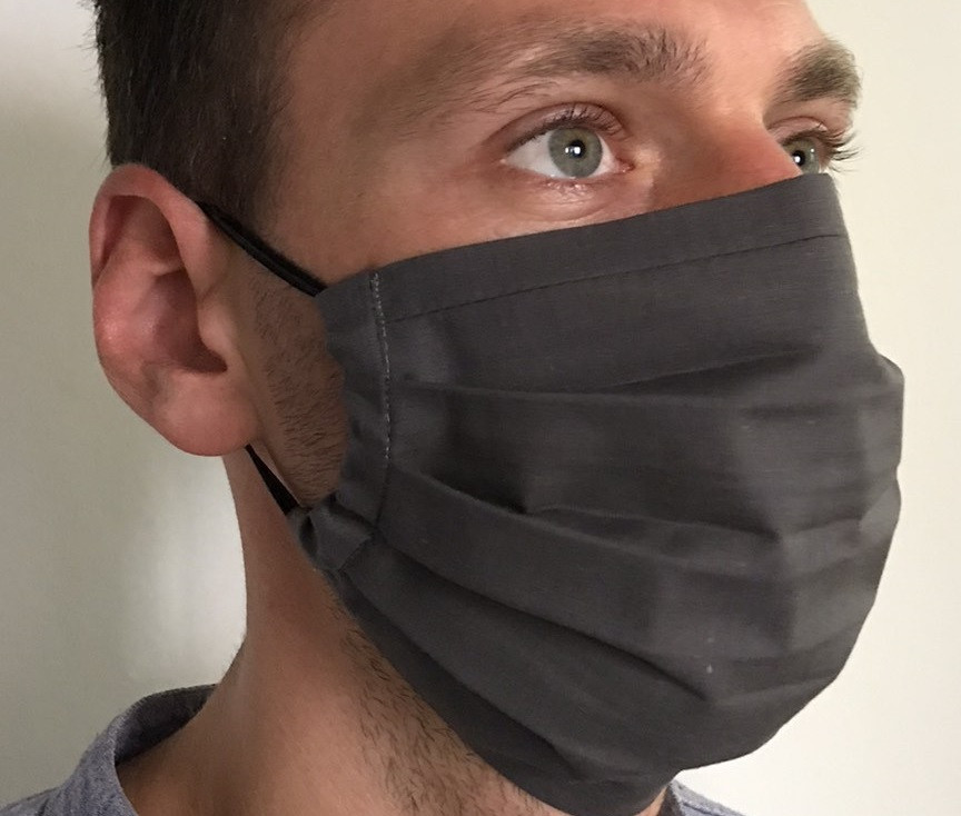 Набір 6 шт захисних багаторазових масок для обличчя, бавовна 100%