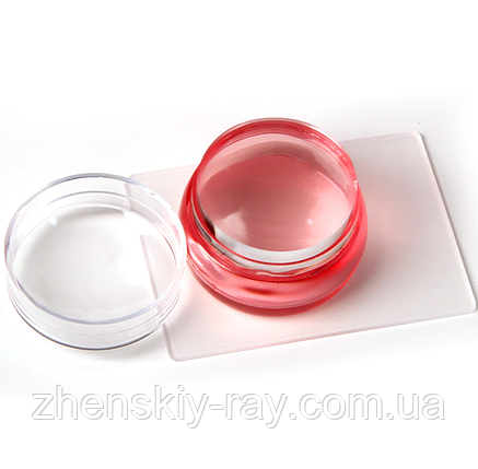 Штамп силіконовий із трафаретом, фото 2