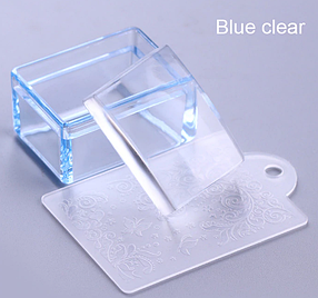 Штамп силіконовий із трафаретом, фото 3