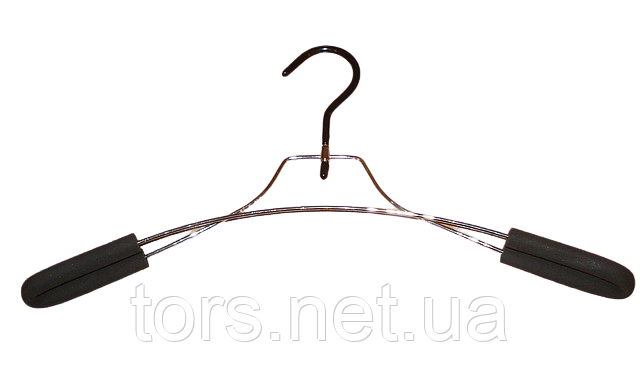 Вішалка хромована з поролоновими плечима, фото 1