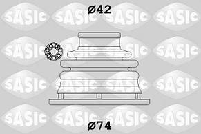 SASIC (Франція) 4003470 — Комплект пильовика шруса (внутрішній лівий) Renault Trafic II 1.9 dci (2001-2006), фото 3