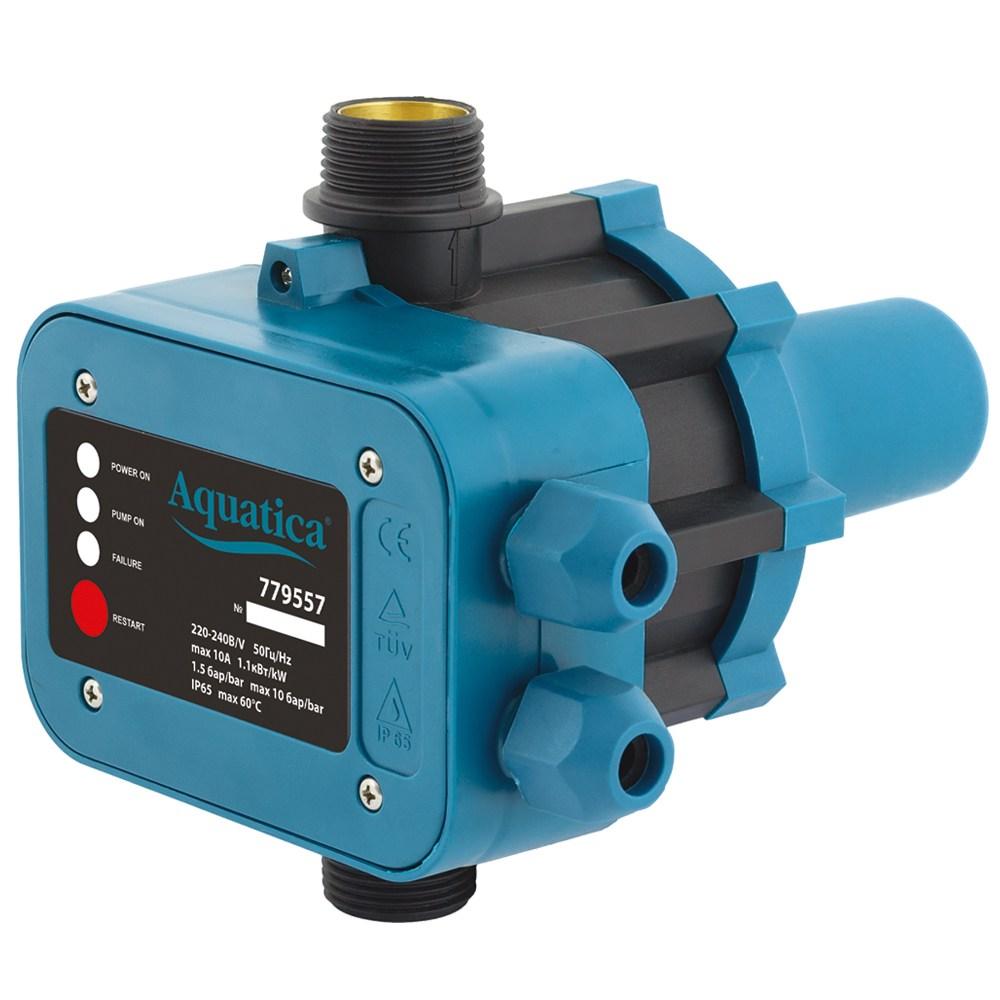 Контролер тиску електронний AQUATICA (1,1 кВт, Ø1", авт пошук води) автоматика / реле тиску води
