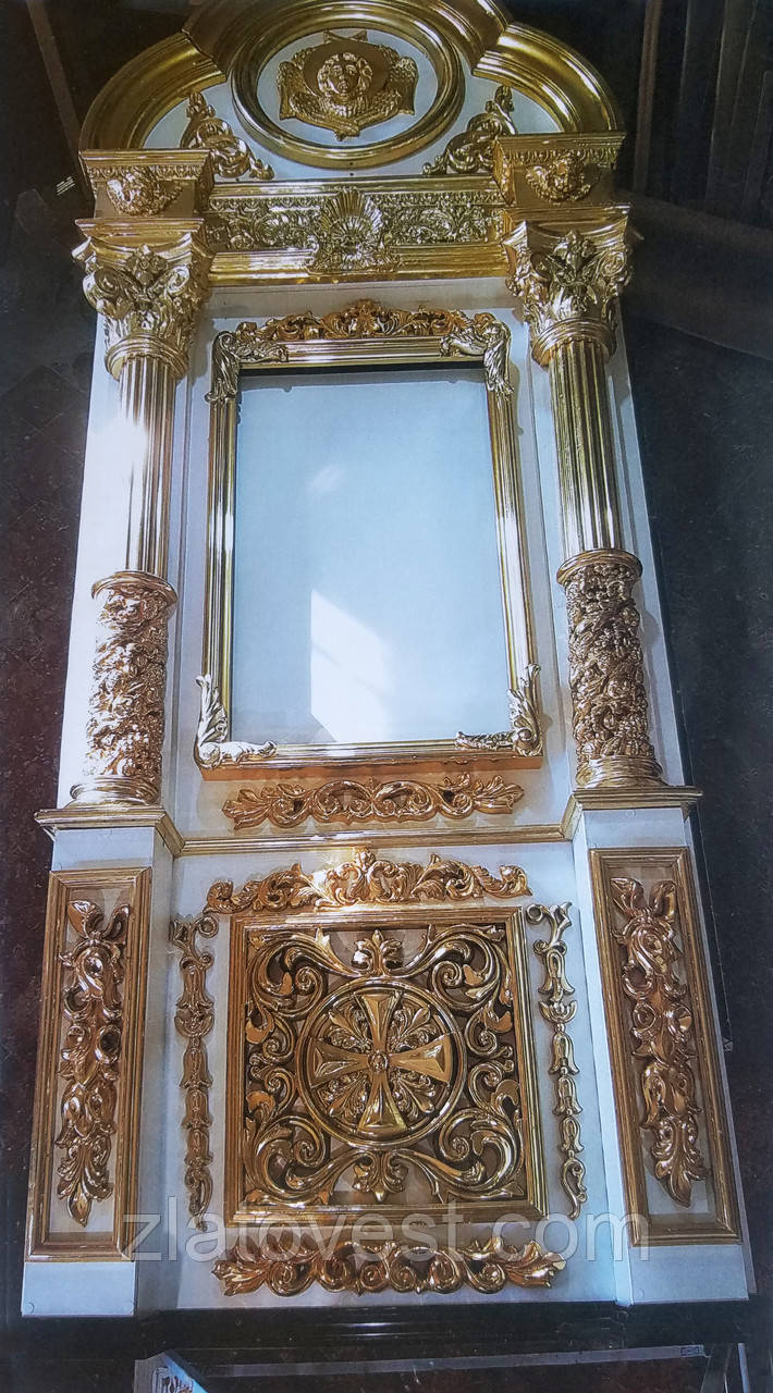 Кіот 3 м ліпнина гіпсова "під золото", фото 1