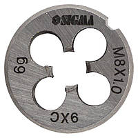 Плашка М8×1,0 мм SIGMA (1604201)