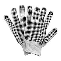 Перчатки трикотажные с точечным ПВХ покрытием р10 (двухсторонние манжет) TM SIGMA