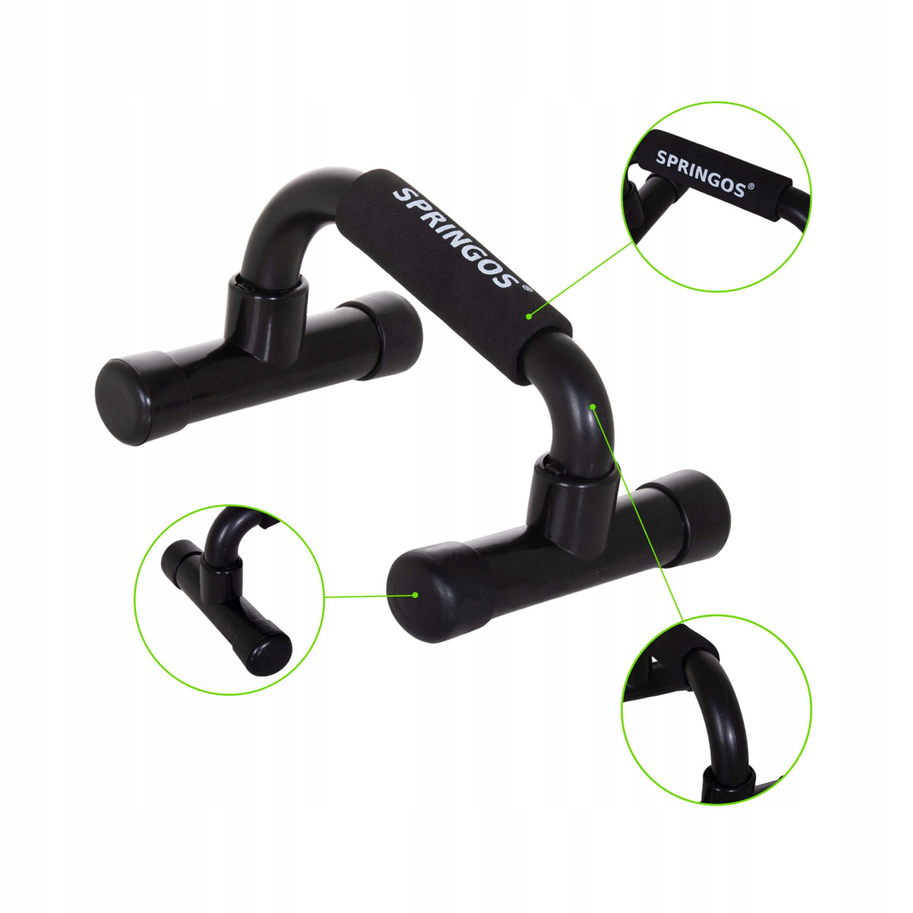 Упоры для отжиманий Springos Push-up Bars FA0126 - фото 5 - id-p1240406359