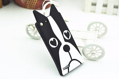 Гумовий 3D чохол для Huawei Ascend G6 Бульдог