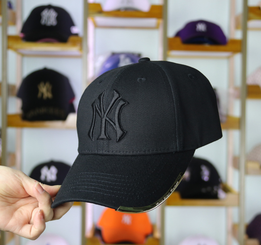 Кепка Бейсболка New York Yankees NY MLB Нью-Йорк Янкіз Чорна Метал